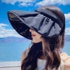Protector uv visera empty top sport hair hoop sombrero de sol Specification image